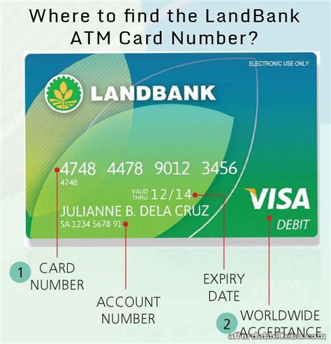 Where To Find Account Number In Landbank ATM Card (How To .